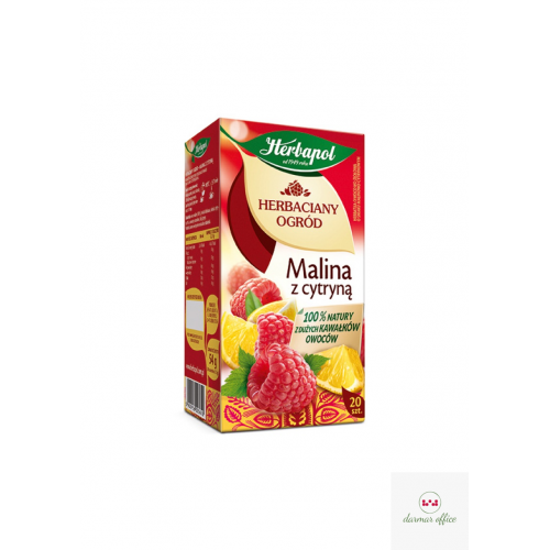 Herbata HERBAPOL MALINA Z CYTRYNĄ 20t