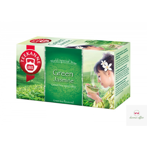 Herbata TEEKANNE GREEN TEA JAŚMIN 20t zielona