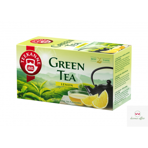 Herbata TEEKANNE GREEN TEA LEMON 20t zielona