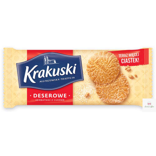 Ciastka BAHLSEN KRAKUSKI DESEROWE Z CUKREM 200g