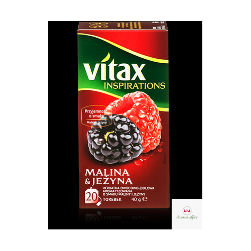 Herbata VITAX INSPIRATIONS MALINA&JEŻYNA 20t*2g zawieszka
