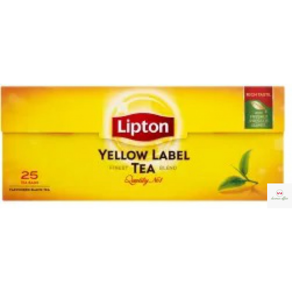 Herbata LIPTON YELLOW LABEL 25 torebek