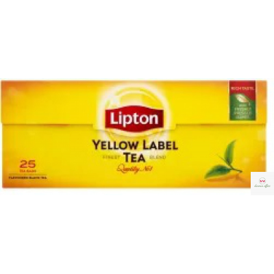 Herbata LIPTON YELLOW LABEL 25 torebek