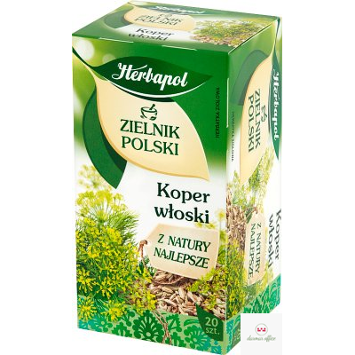Herbata HERBAPOL ZIELNIK POLSKI KOPER WŁOSKI 20t