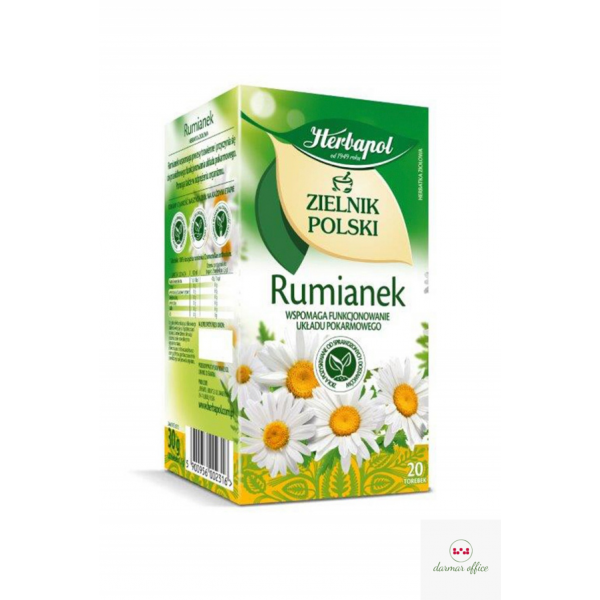 Herbata HERBAPOL ZIELNIK RUMIANEK 20t