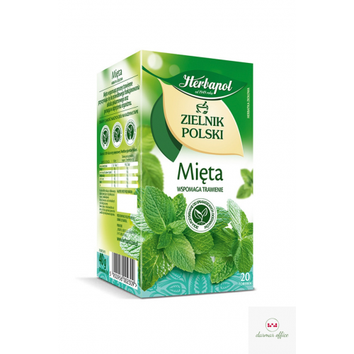 Herbata HERBAPOL ZIELNIK POLSKI mięta (20 saszetek)