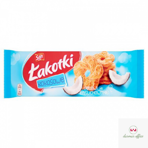 Ciastka SAN ŁAKOTKI KOKOSOWE 168g