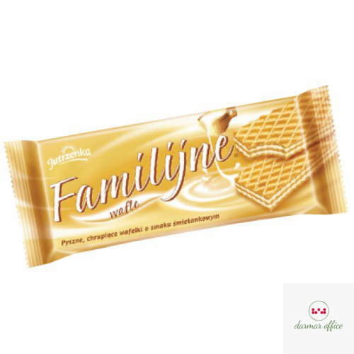 Wafle FAMILIJNE Śmietankowe 180g JUTRZENKA