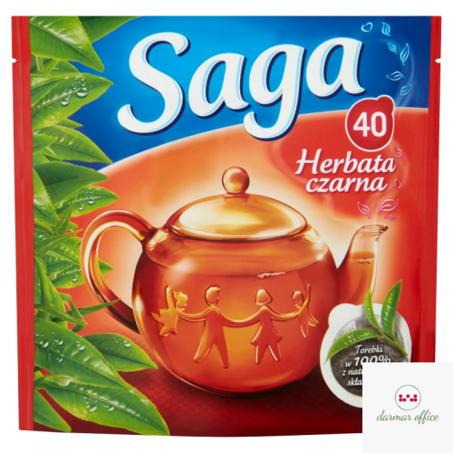 Herbata SAGA ekspresowa 40 torebek