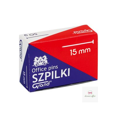 Szpilki krótkie metalowe 15 mm, 50 gram, GRAND 110-1588