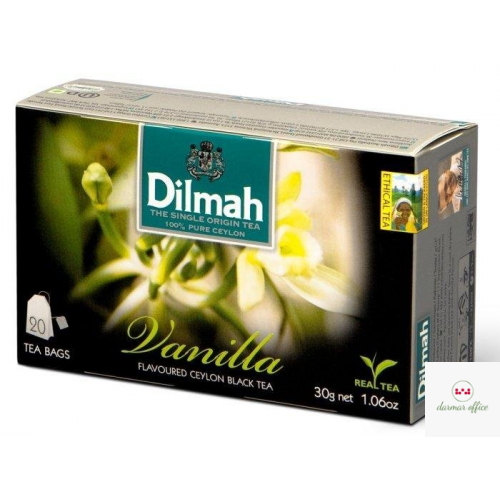 Herbata DILMAH AROMAT WANILII (20 saszetek) 85045 czarna