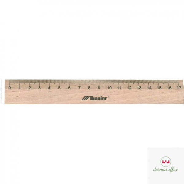 Linijka drewniana 17cm 30060 LENIAR