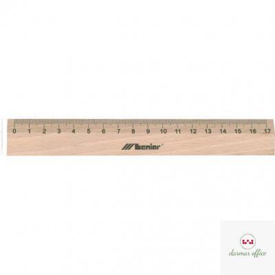 Linijka drewniana 17cm 30060 LENIAR