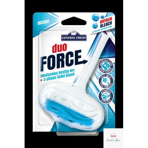Kostka do WC DUO FORCE zawieszka 40g morze GENERAL FRESH