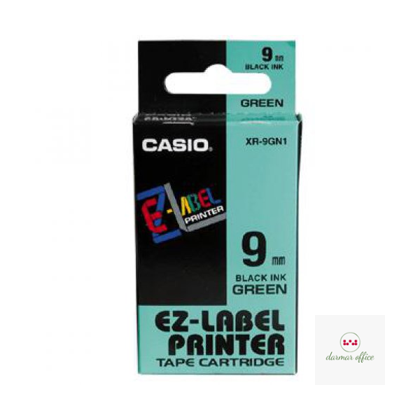Taśma do D XR-9GN1 zielna CASIO