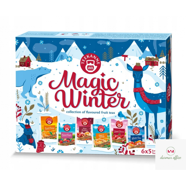 Herbata TEEKANNE Magic Winter Zestaw 30szt (6x5 saszetek)