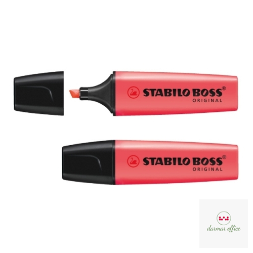 Zakreślacz STABILO BOSS fluorescencyjny czerwony 70/40