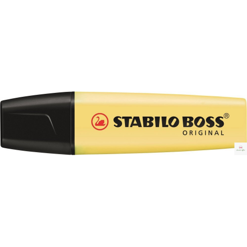 Zakreślacz STABILO BOSS pastelowy żółty 70/144
