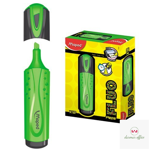 Zakreślacz FLUO PEPS zielony MAPED 742533