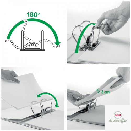 Segregator A4/75mm ACTIVE WOW niebieski 11060036 LEITZ 180