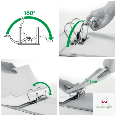Segregator A4/75mm ACTIVE WOW niebieski 11060036 LEITZ 180