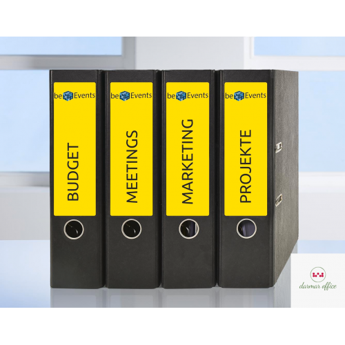 Etykiety na segregatory L4769-20 61 x 192 20 ark żółte, Avery Zweckform