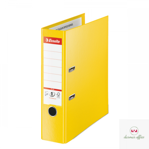 Segregator A4/80mm żółty ESSELTE No.1 POWER PLUS 624076