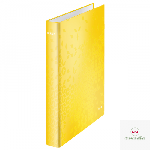 Segregator ringowy WOW Leitz A4 4DR/25mm, żółty 42420016