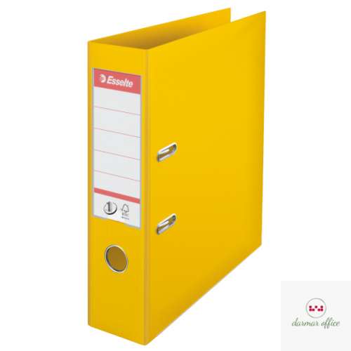 Segregator A4/75mm z mechanizmem żółty 811310 No.1 ESSELTE