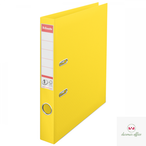 Segregator A4/50mm z mechanizmem żółty VIVIDA 624074 ESSELTE No.1