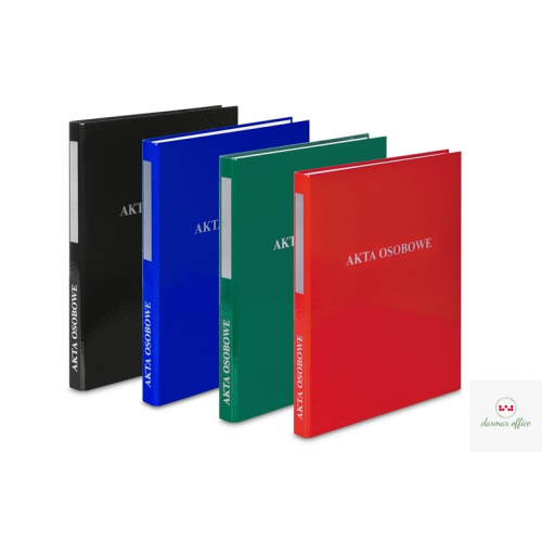 Segregator A4/2, dwuringowy, AKTA OSOBOWE niebieski VAUPE, 030/03