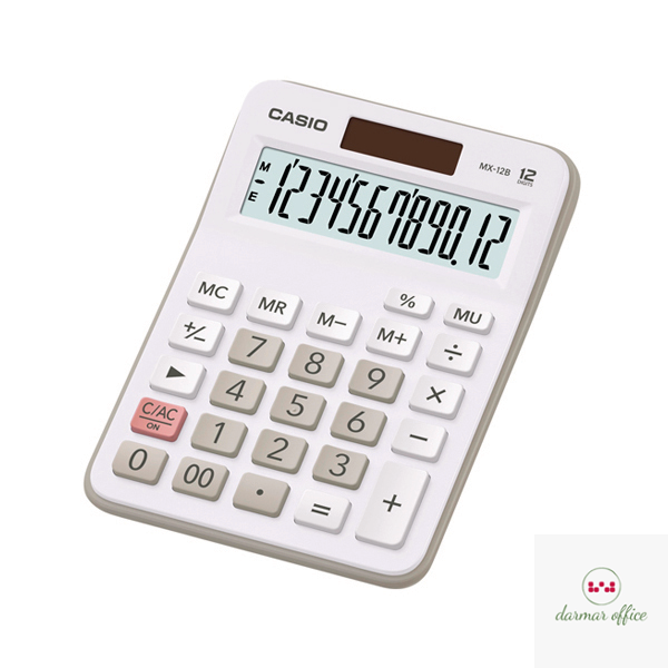 Kalkulator CASIO MX-12B-WE biały