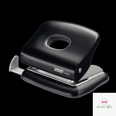 Dziurkacz mały FC20 RAPID czarny 20 kartek 23256400
