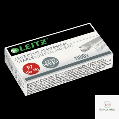 Zszywki Leitz galwanizowane, Nr. 10, 1000 szt., 55770000