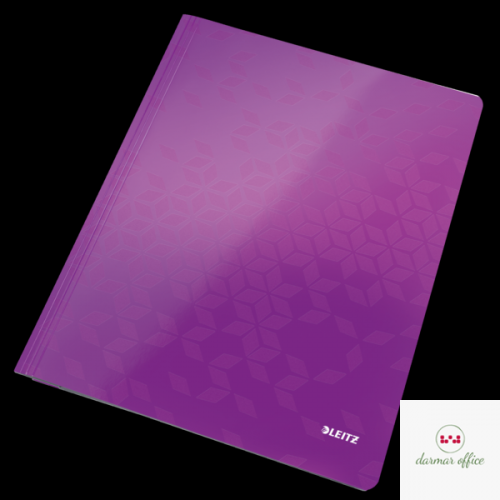 Skoroszyt kartonowy WOW LEITZ fioletowy 30010062