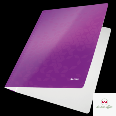 Skoroszyt kartonowy WOW LEITZ fioletowy 30010062
