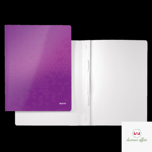 Skoroszyt kartonowy WOW LEITZ fioletowy 30010062