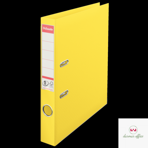 Segregator A4/50mm z mechanizmem żółty VIVIDA 624074 ESSELTE No.1