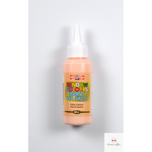 Farba  witrazowa 60ml  pomaranczowa *9475/3