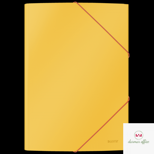 Teczka kartonowa z gumką Leitz Cosy, A4, żółta 30020019