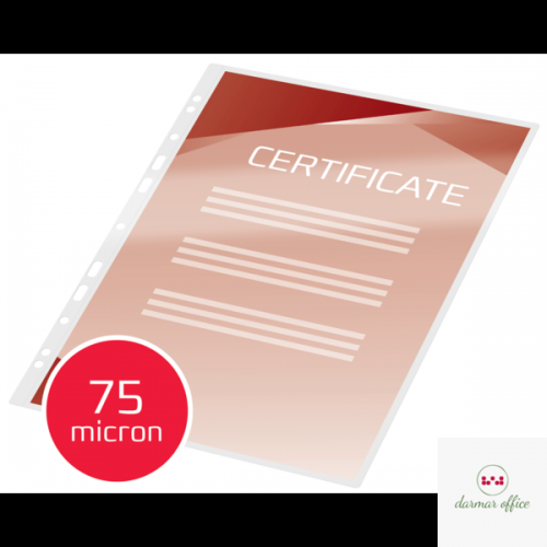 Folie do laminacji GBC Organise, 75 mic., A4, przezroczyste , 100 szt. 41664E