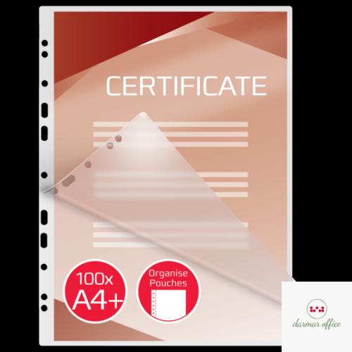 Folie do laminacji GBC Organise, 75 mic., A4, przezroczyste , 100 szt. 41664E