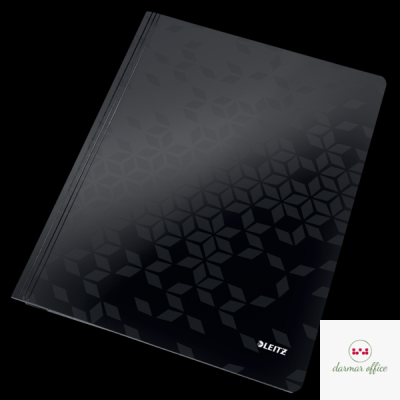 Skoroszyt kartonowy WOW Leitz, czarny 30010095