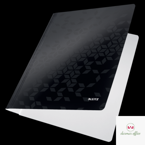 Skoroszyt kartonowy WOW Leitz, czarny 30010095