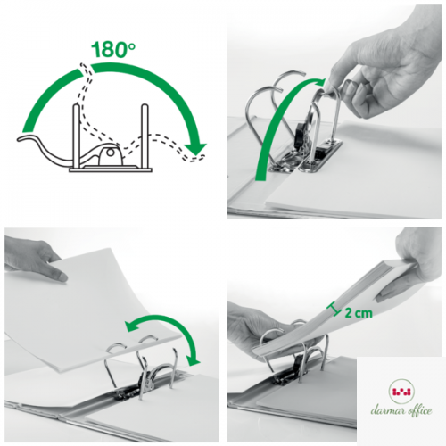 Segregator A4/75mm ACTIVE WOW niebieski 11060036 LEITZ 180