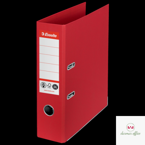 Segregator Esselte No.1 neutralny pod względem emisji CO2, A4, szer. 75 mm, czerwony 627568