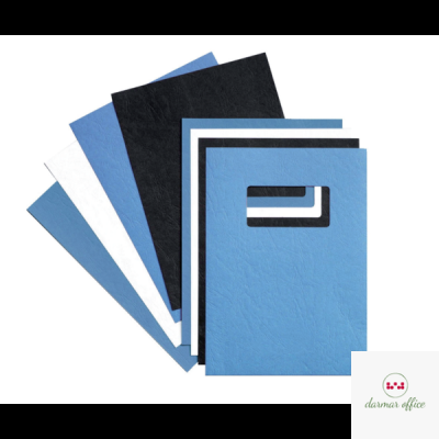 Okładki do bindowania skóropodobne GBC LeatherGrain, A4, 250 gm2, ciemnoniebieskie , 100 szt., CE040029