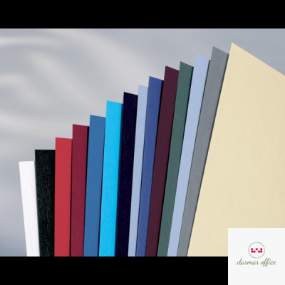 Okładki do bindowania skóropodobne GBC LeatherGrain, A4, 250 gm2, ciemnoniebieskie , 100 szt., CE040029