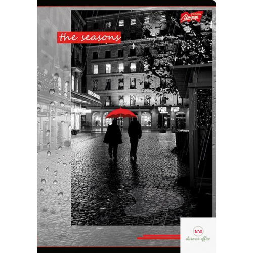 Zeszyt A5 80k linia  L mix dziewczęcy laminowany      UNIPAP *7103