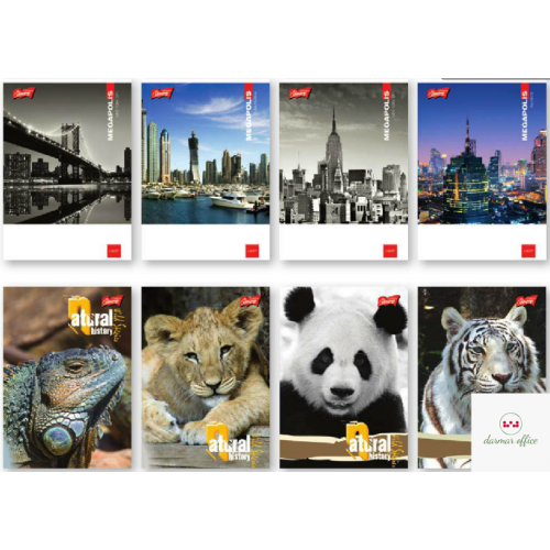 Zeszyt A5 60k laminowany gładki UNIPAD